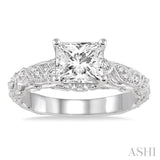 Semi-Mount Diamond Engagement Ring