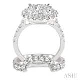 Halo Lovebright Diamond Wedding Set