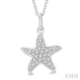 Starfish Petite Diamond Fashion Pendant