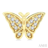 Butterfly Petite Diamond Fashion Earrings