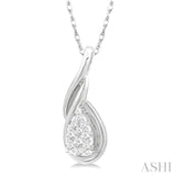 Pear Shape Lovebright Diamond Fashion Pendant