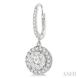 Halo Lovebright Essential Diamond Earrings