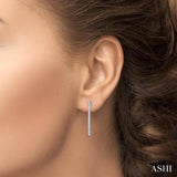 Diamond Tennis Long Earrings